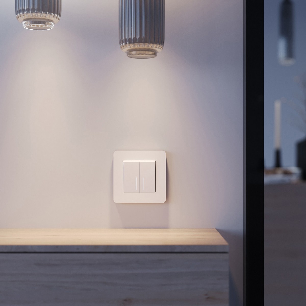 Рамки Werkel Split Рамка Werkel на 1 пост Split (белый/черный, soft-touch) W0013068