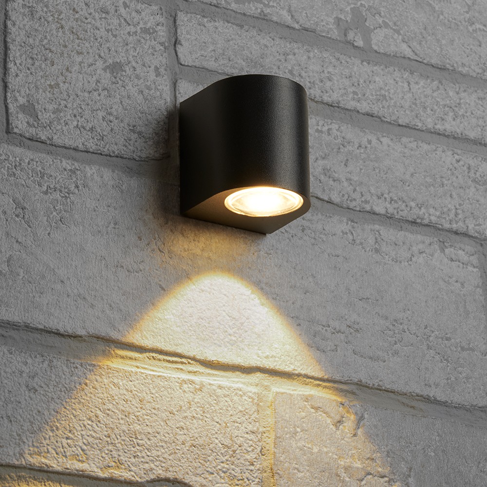 Уличные настенные светильники Светильник уличный светодиодный Feron DH052 6W 400Lm 4000K черный 48470 