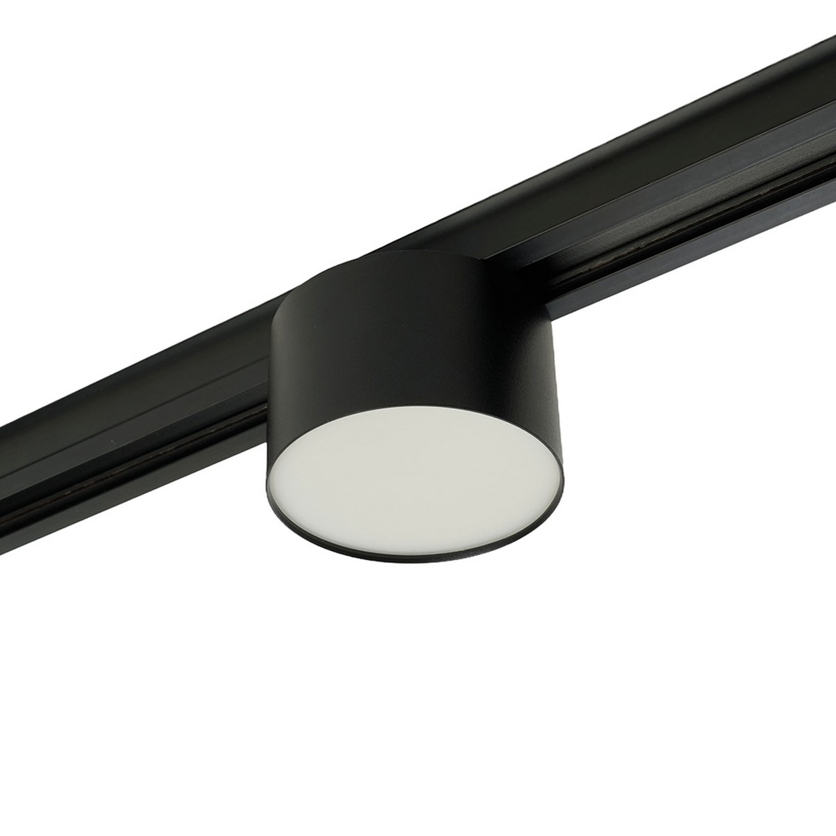 Трековые светодиодные светильники Светодиодный светильник Feron AL129 трековый на шинопровод 12W 4000K 110 градусов черный 51158 