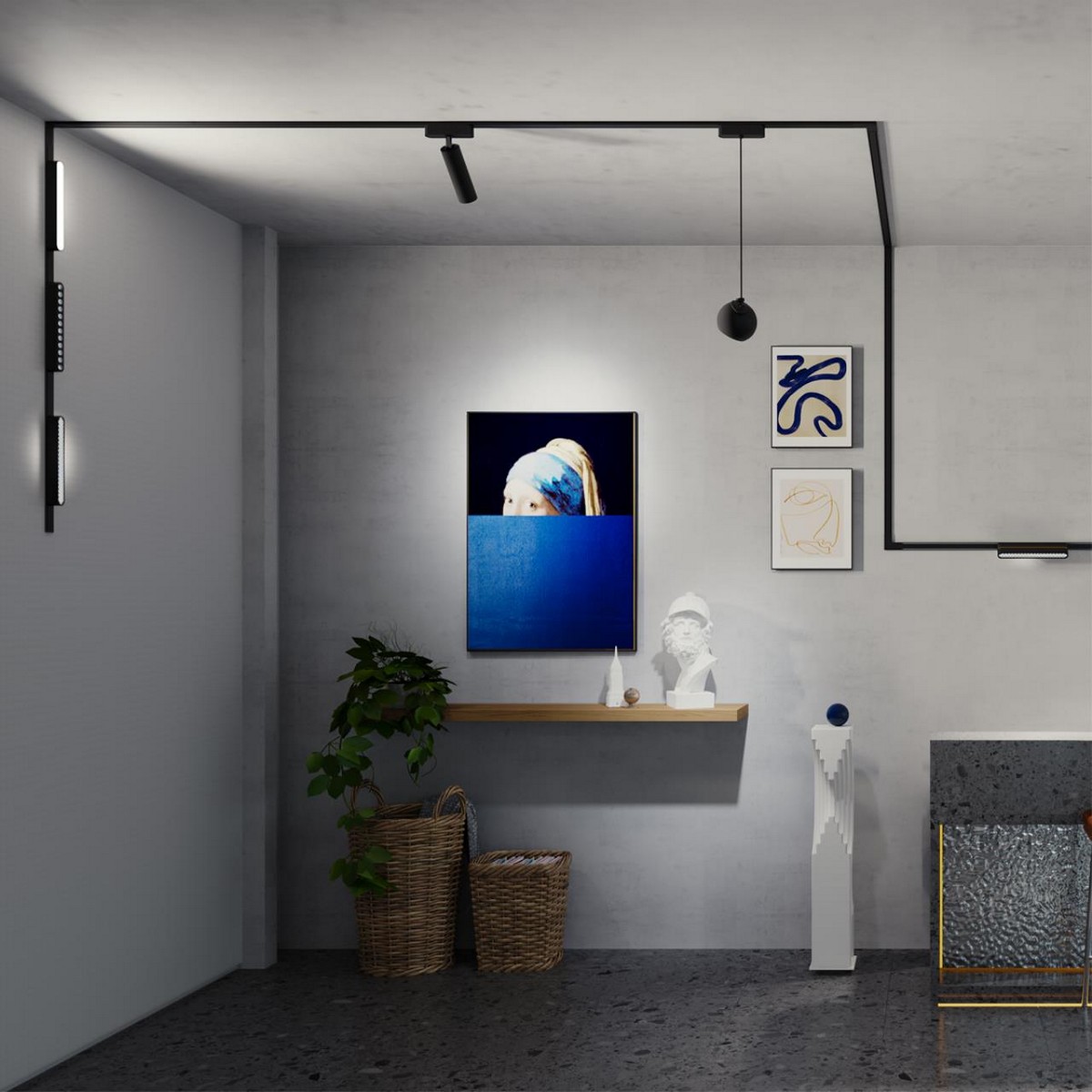 Трековые светодиодные светильники Трековый светильник для низковольтного шинопровода NOVOTECH 359072 SMAL 