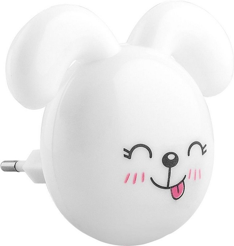 Ночник Feron FN1167 4LED 0.5W 220V зайчик белый