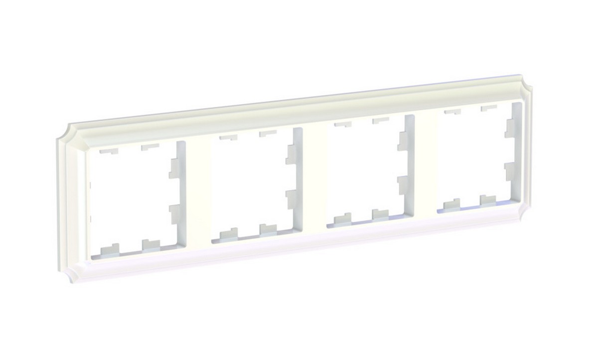 AtlasDesign Рамки Antique Рамка Systeme Electric AtlasDesign Antique Жемчуг 4-ая, универсальная ATN100404