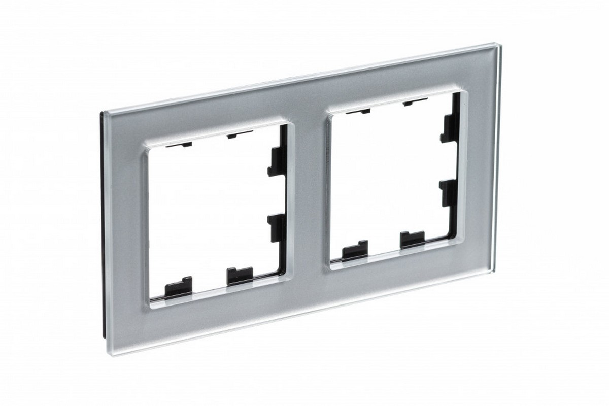 AtlasDesign Рамки Nature Рамка Systeme Electric AtlasDesign Nature Стекло алюминий 2-ая ATN320302