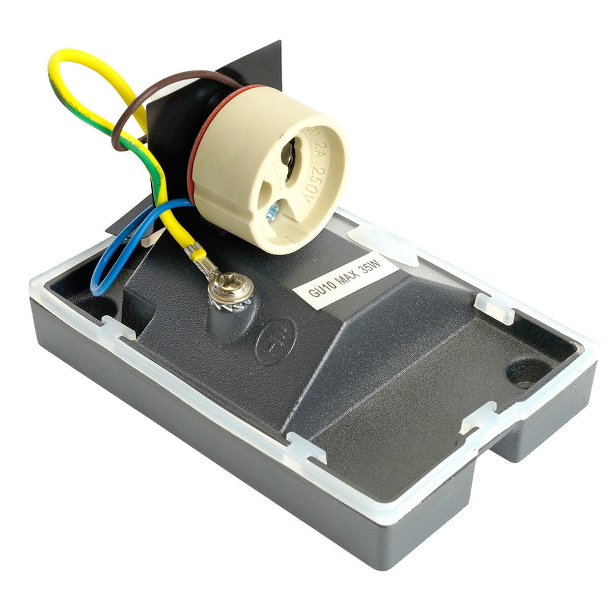 Уличные настенные светильники Светильник садово-парковый Feron DH014 на стену GU10 230V серый 11867 