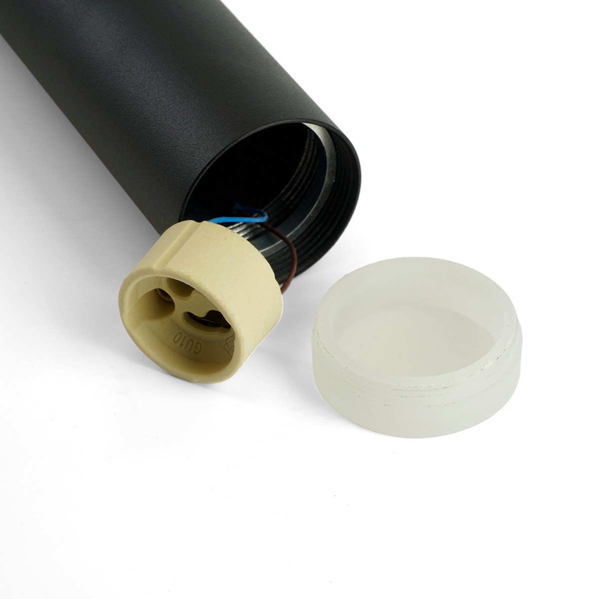 Подвесные светодиодные светильники Светильник потолочный Feron ML1028 Barrel levitation на подвесе MR11 черный 51397 