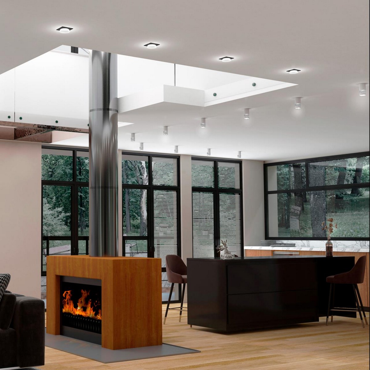 Встраиваемые светодиодные светильники Светильник встраиваемый NOVOTECH 370723 LIRIO 