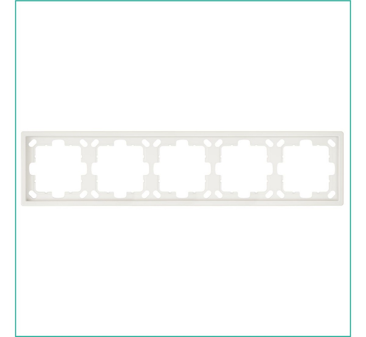 JASMART FD - розетки и выключатели Рамка JASMART FD 5-постовая Сахара 1005SH