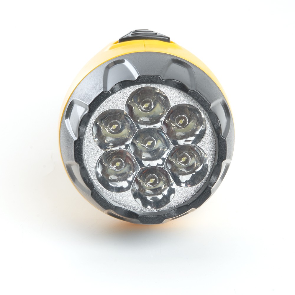 Фонарь аккумуляторный 4 LED DC (свинцово-кислотная батарея) желтый TH2293 (TH93A) 12651 фото