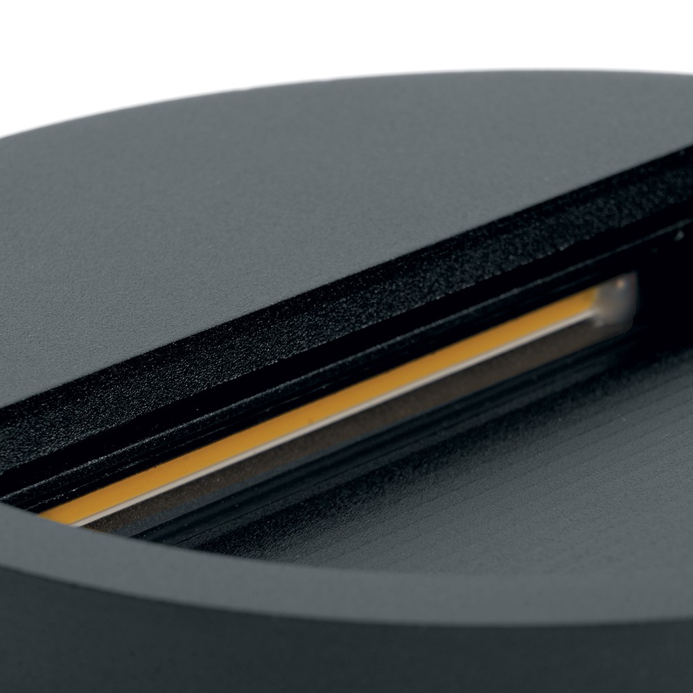 Встраиваемые светодиодные светильники Светодиодный светильник для лестницы Feron DH203 5W 4000K IP65 черный 41162 