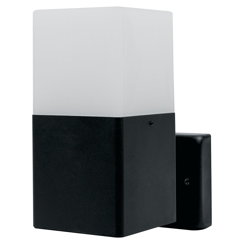 Уличные настенные светильники Светильник садово-парковый Feron DH0201 на стену вверх IP44 E27 230V 15W черный 11680 