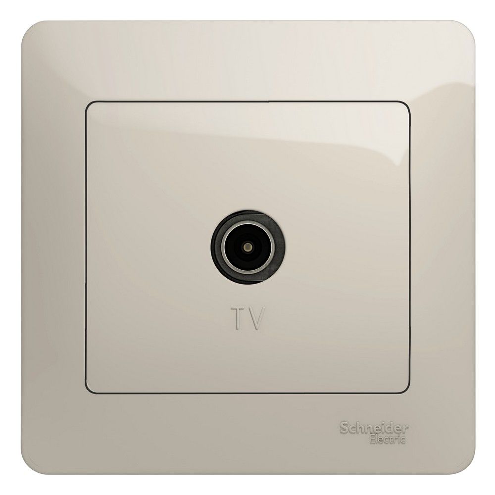 Glossa Молочный Розетка TV Systeme Electric Glossa Молочная (в сборе) GSL000996