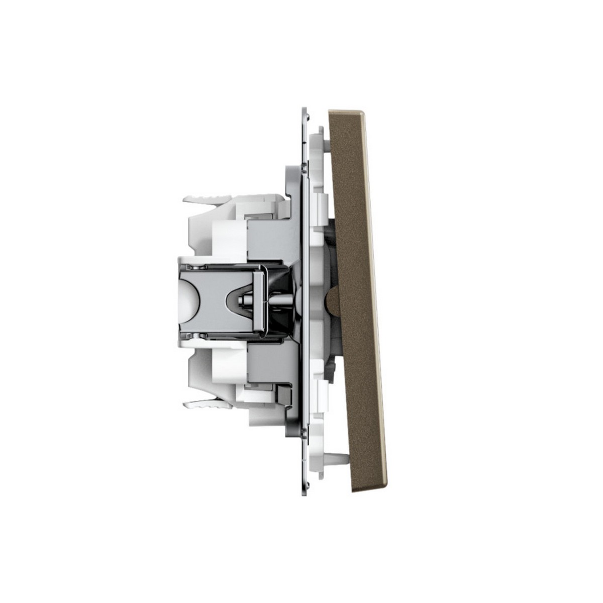 ArtGallery Мокко Выключатель SE ArtGallery Мокко 2-клавишный кнопочный, быстрозажим. клем. GAL000617S