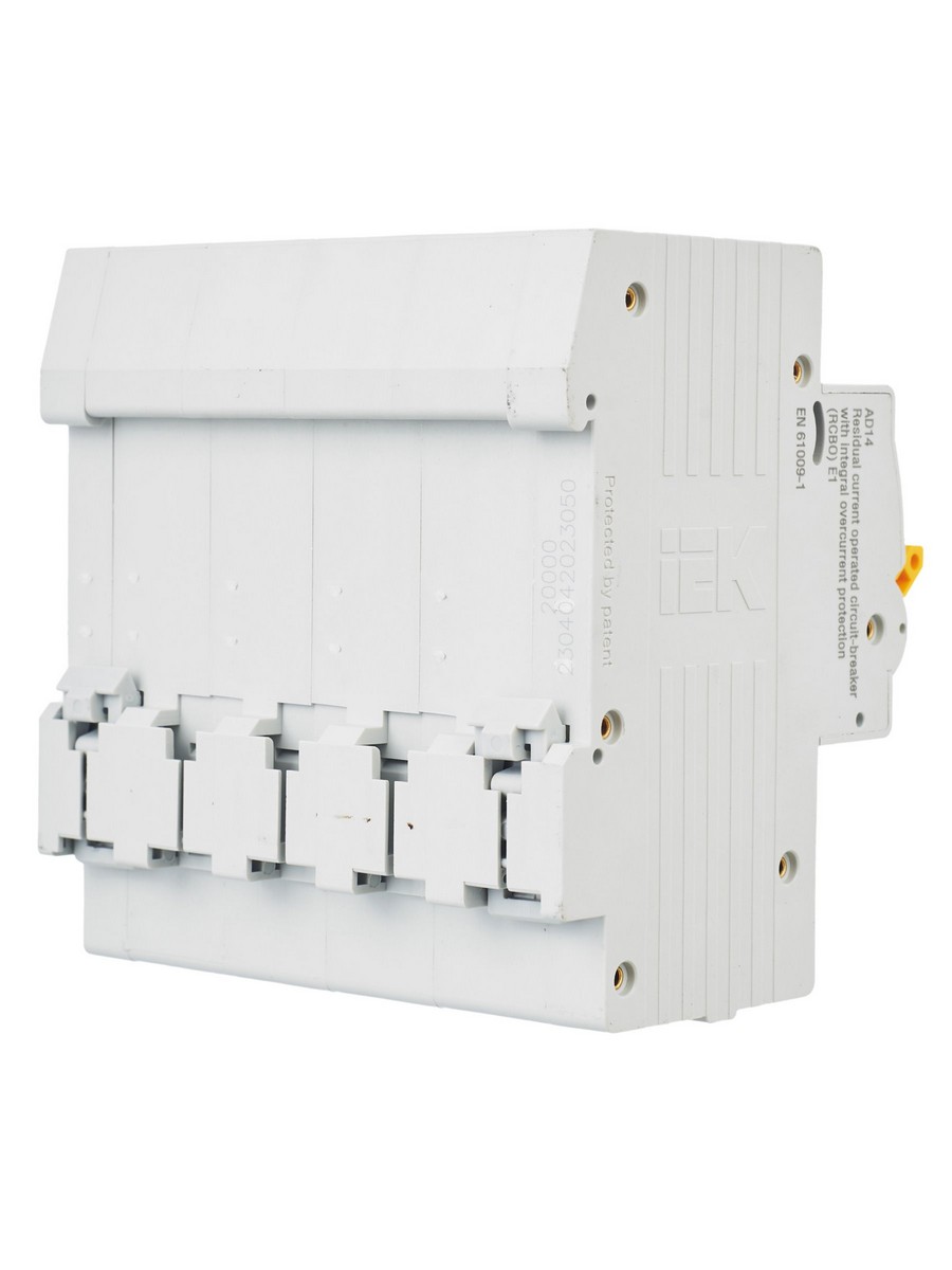 IEK Дифференциальный автоматический выключатель IEK KARAT АД14 4P 50А 30мА MAD10-4-050-C-030 