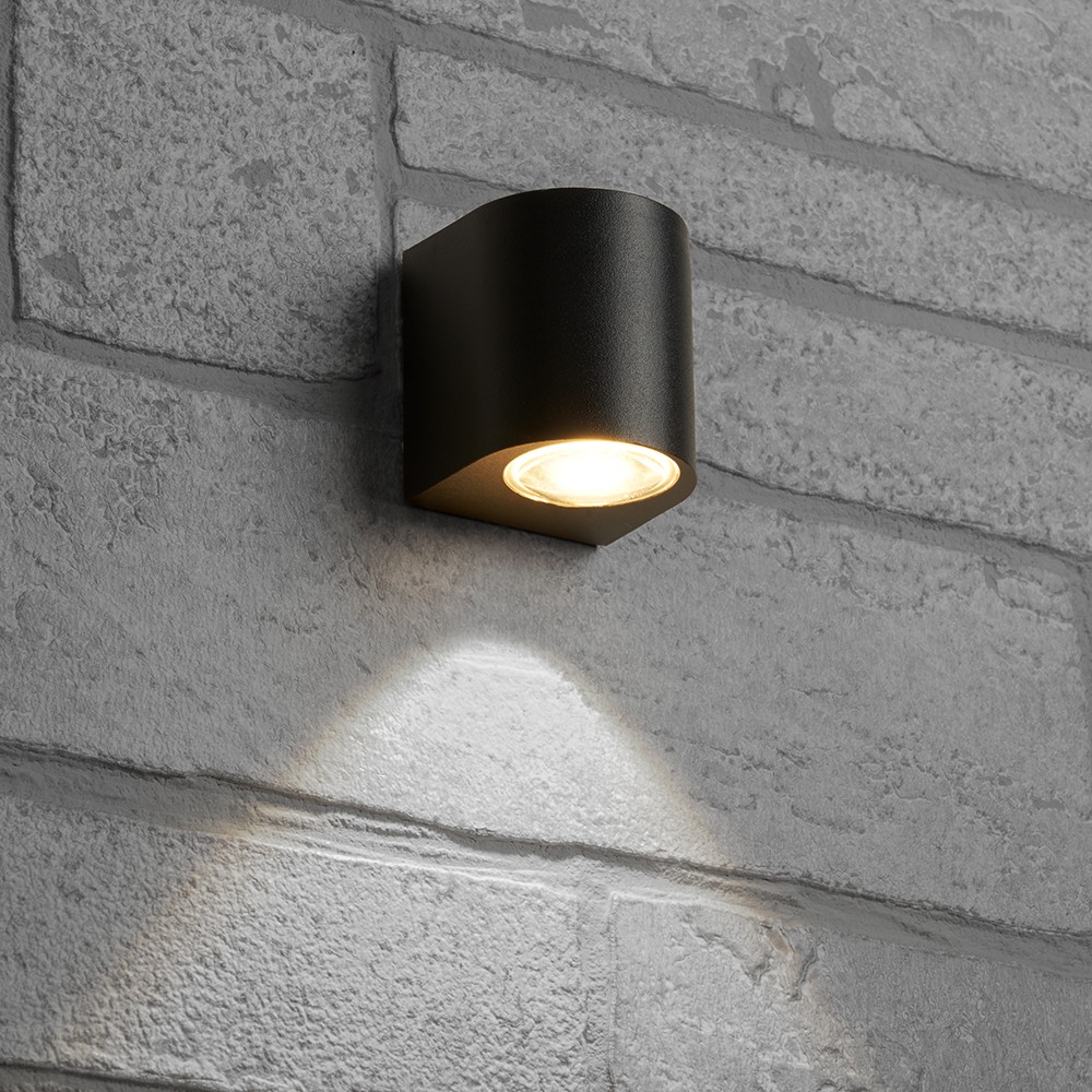 Уличные настенные светильники Светильник уличный светодиодный Feron DH052 6W 400Lm 3000K черный 48471 