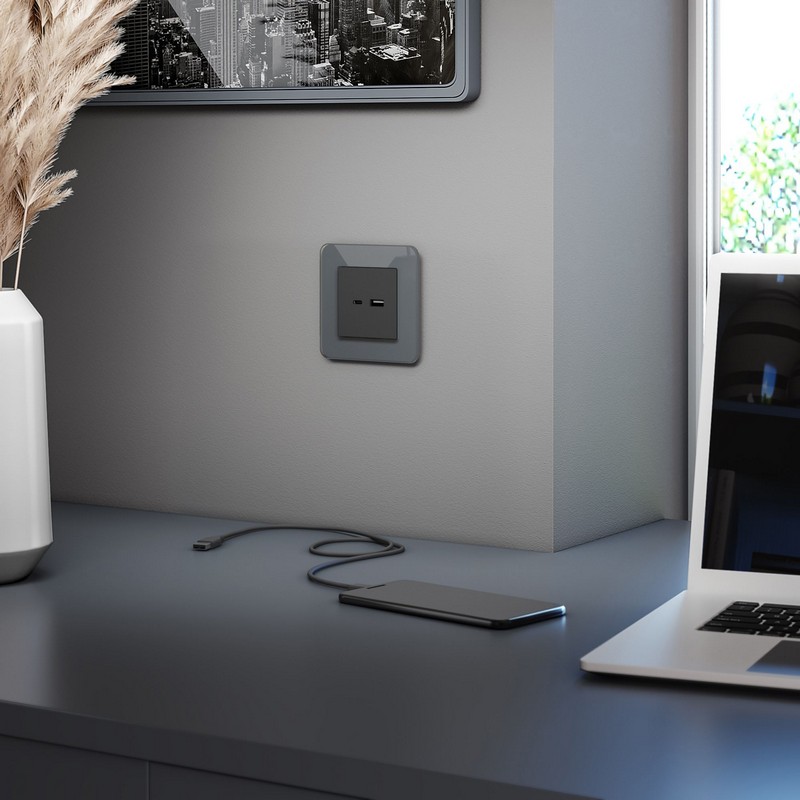 Рамки Werkel Elite Рамка Werkel из стекла на 1 пост Elite графит W0012440