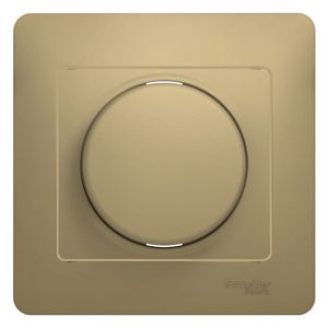 Glossa Титан Светорегулятор (диммер) Systeme Electric Glossa Титан поворотный, 300Вт  GSL000434