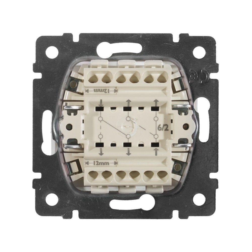 Legrand Valena Classic Алюминий Переключатель Legrand Valena Алюминий 2-х клавишный 770108