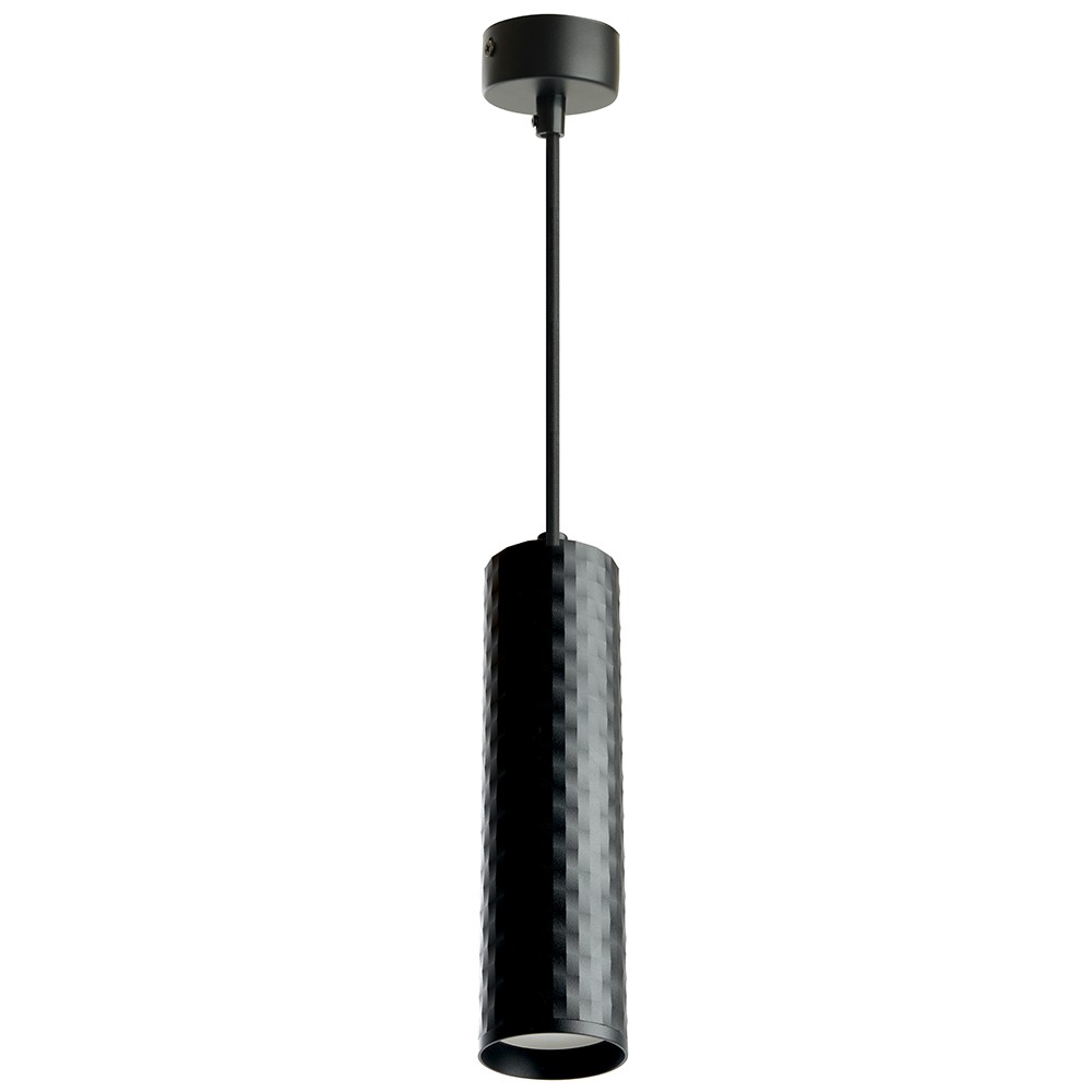 Подвесные светодиодные светильники Светильник подвесной Feron ML1878 Barrel PIXEL Levitation MR16 35W 230V чёрный 48655 