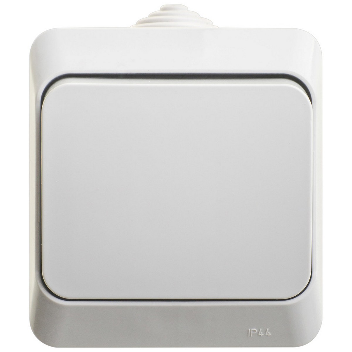 Этюд Серый Переключатель 1-клавишный Systeme Electric Этюд наружный Серый IP44 BA10-046C