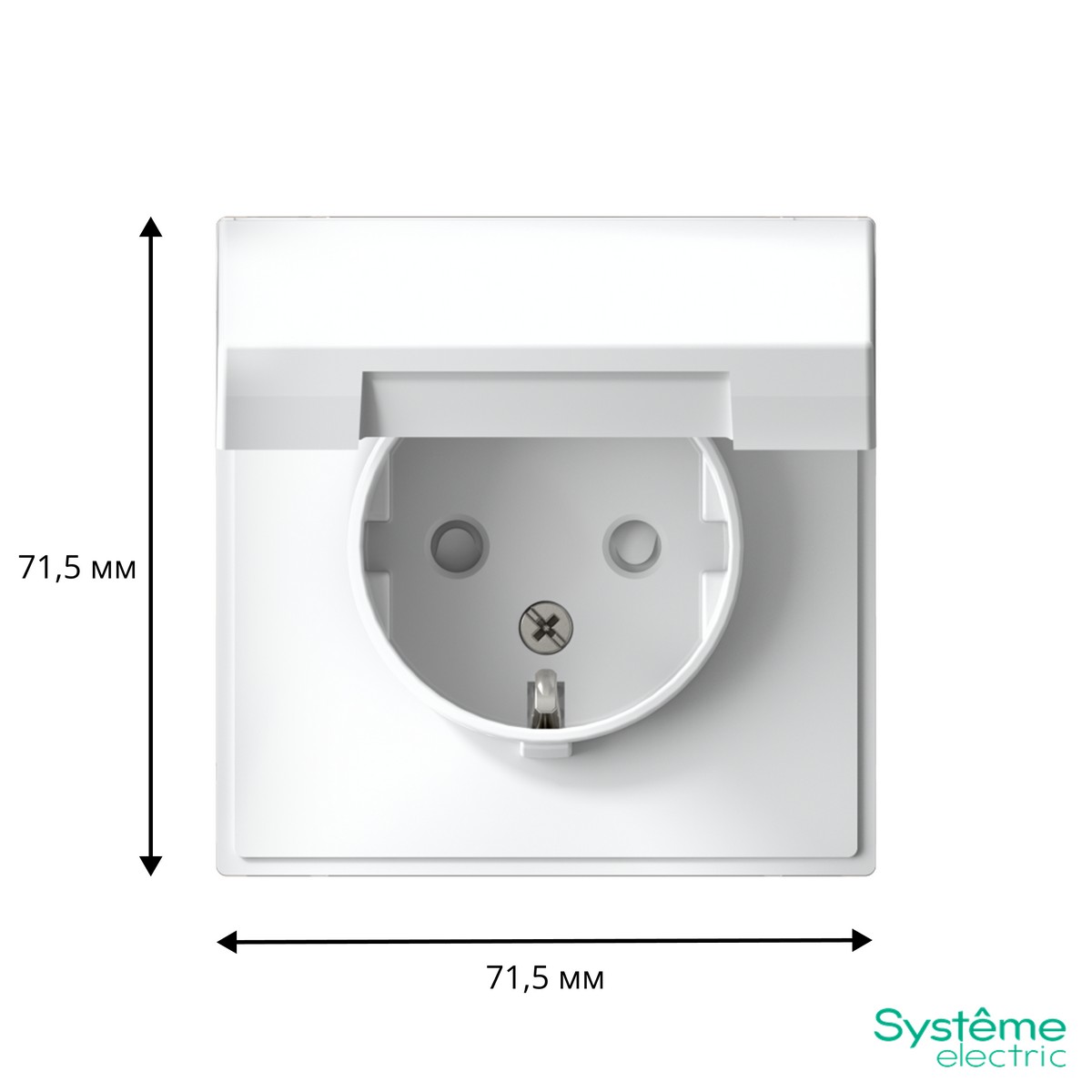 ArtGallery Лотос Розетка Systeme Electric ArtGallery Лотос с заземл. со шторк. с крышкой 16А IP20 GAL001346