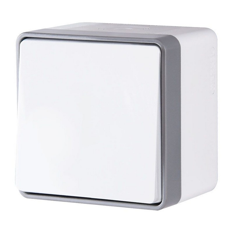 Werkel Gallant белый Выключатель Werkel одноклавишный влагозащищенный Gallant (белый) W5010201