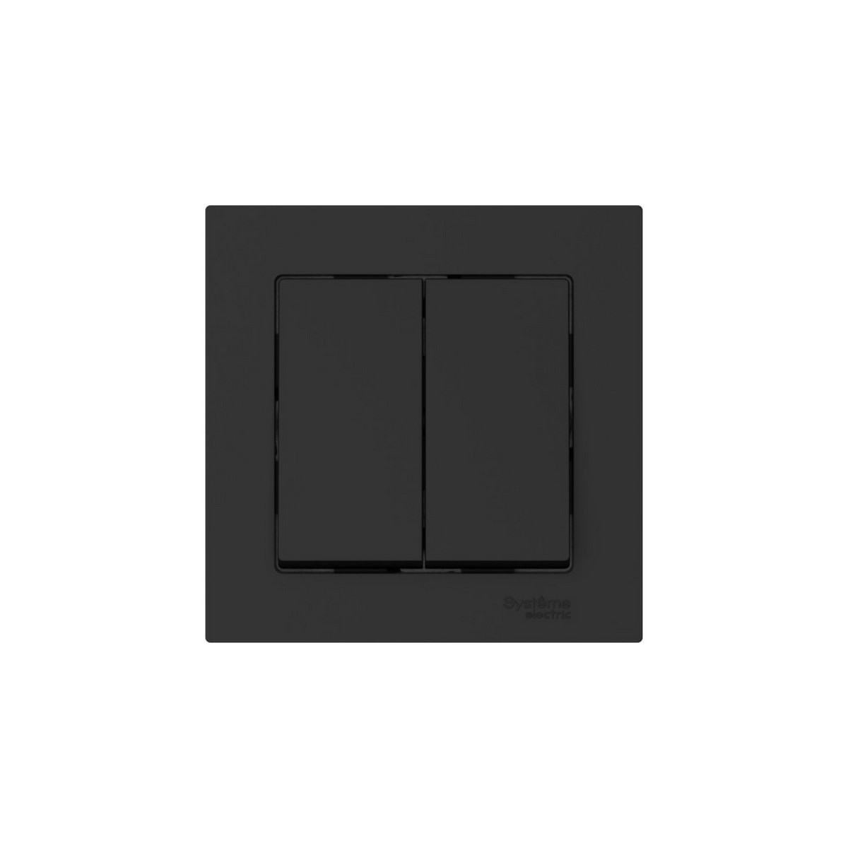 AtlasDesign Карбон Выключатель SE AtlasDesign Карбон 2-клавишный в сборе быстрозажим. клем. ATN001052S