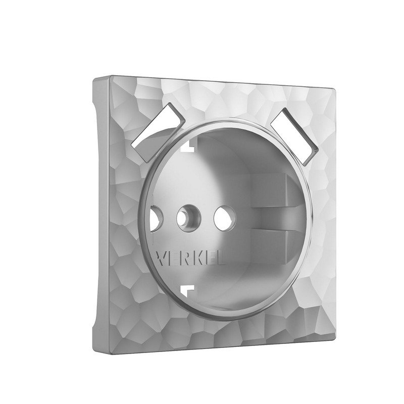 Werkel Серебряный Hammer механизмы Накладка Werkel для розетки USB (hammer серебряный) W1279506