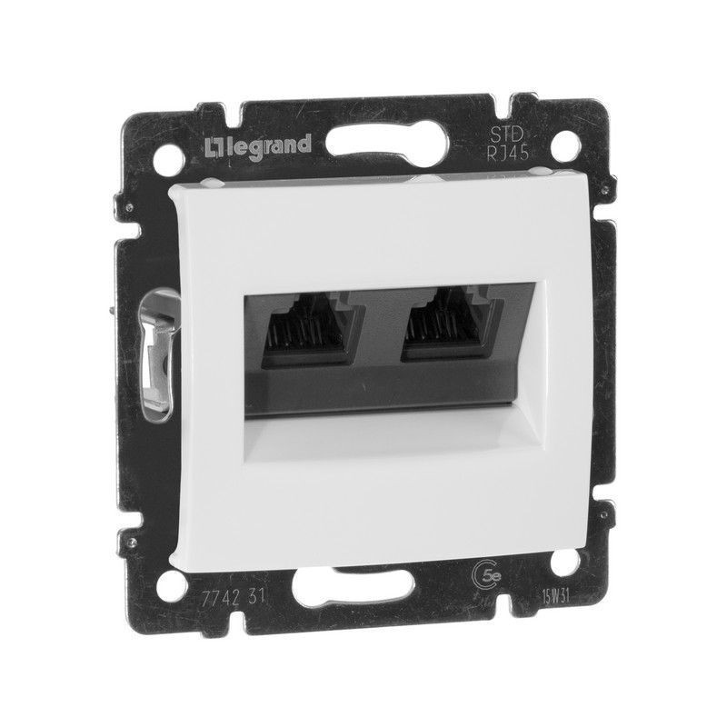 Legrand Valena Classic Белый Розетка компьютерная RJ45 Legrand Valena белый 2-ая UTP 774231