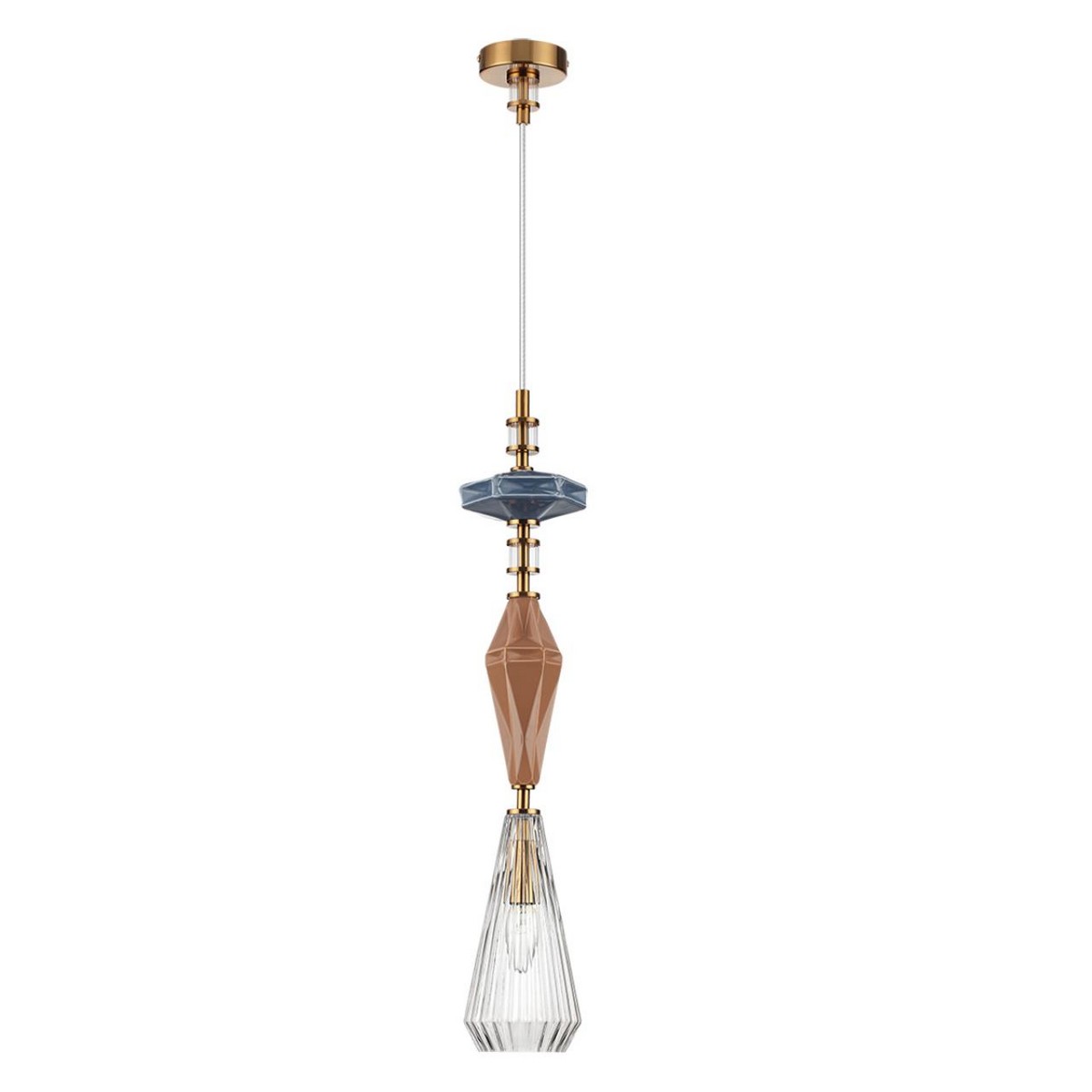 Подвесные светодиодные светильники Подвес ODEON LIGHT EXCLUSIVE 5414/1B TERRA E14 
