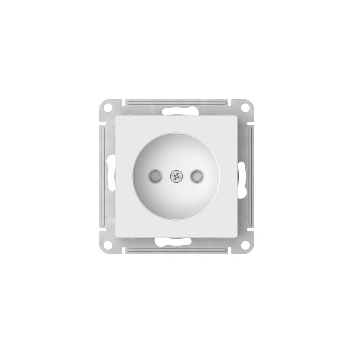 AtlasDesign Белый Розетка SE AtlasDesign Белый без заземления со шторками быстрозажим. клем. ATN000149S