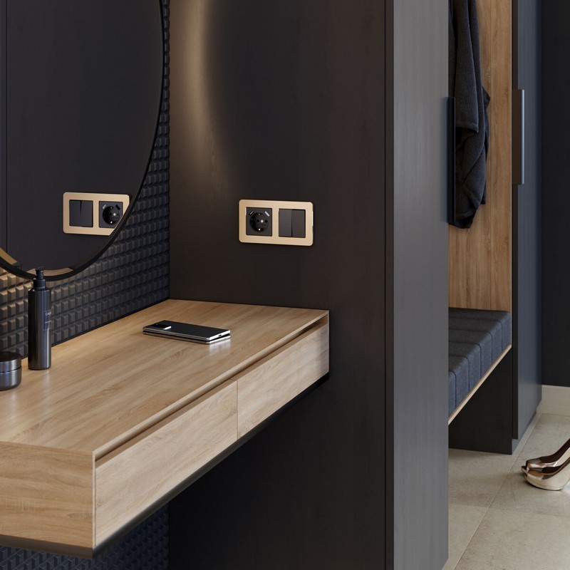 Рамки Werkel Platinum Рамка Werkel на 2 поста Platinum шампань W0022611