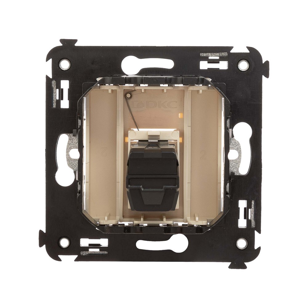 DKC Avanti механизмы Ванильная дымка Розетка USB 2.0 DKC Avanti одинарная в стену тип А-А "Ванильная дымка" 4405403