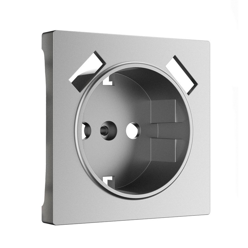 Werkel Серебряный матовый Накладка Werkel для розетки USB  (серебряный матовый) W1179565