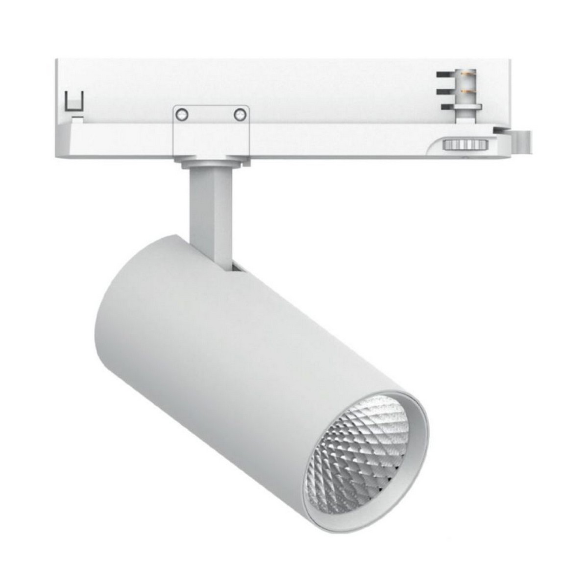 Трековые светодиодные светильники Светодиодный светильник Feron AL147 трековый на шинопровод 40W 4000K 35 градусов белый 3х фазный 51600