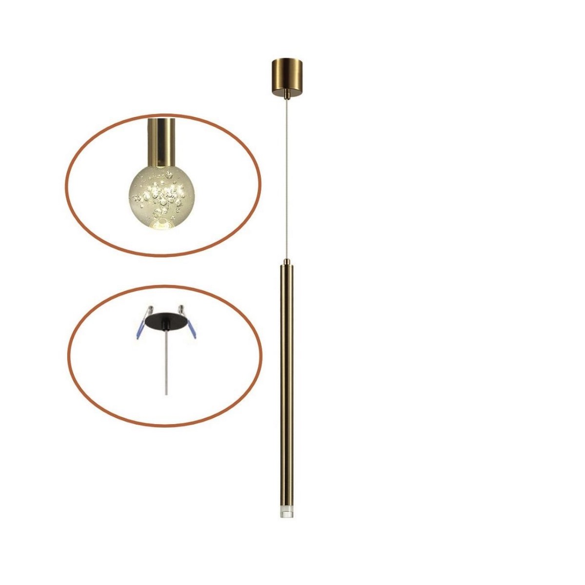 Подвесные светодиодные светильники Подвес ODEON LIGHT 4374/3LA FIANO