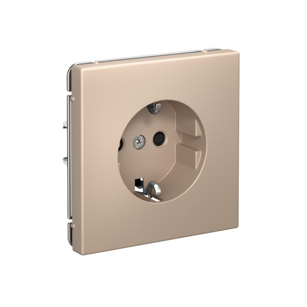 ArtGallery Песочный Розетка Systeme Electric ArtGallery Песочный с заземлением со шторками 16А GAL001245