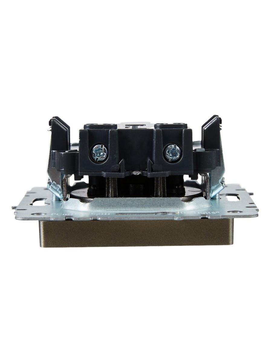 IEK Brite Шампань Розетка IEK BRITE BASE Шампань без з/к с з/ш 10А РСш10-2-БрШ BR-R13-10-K37