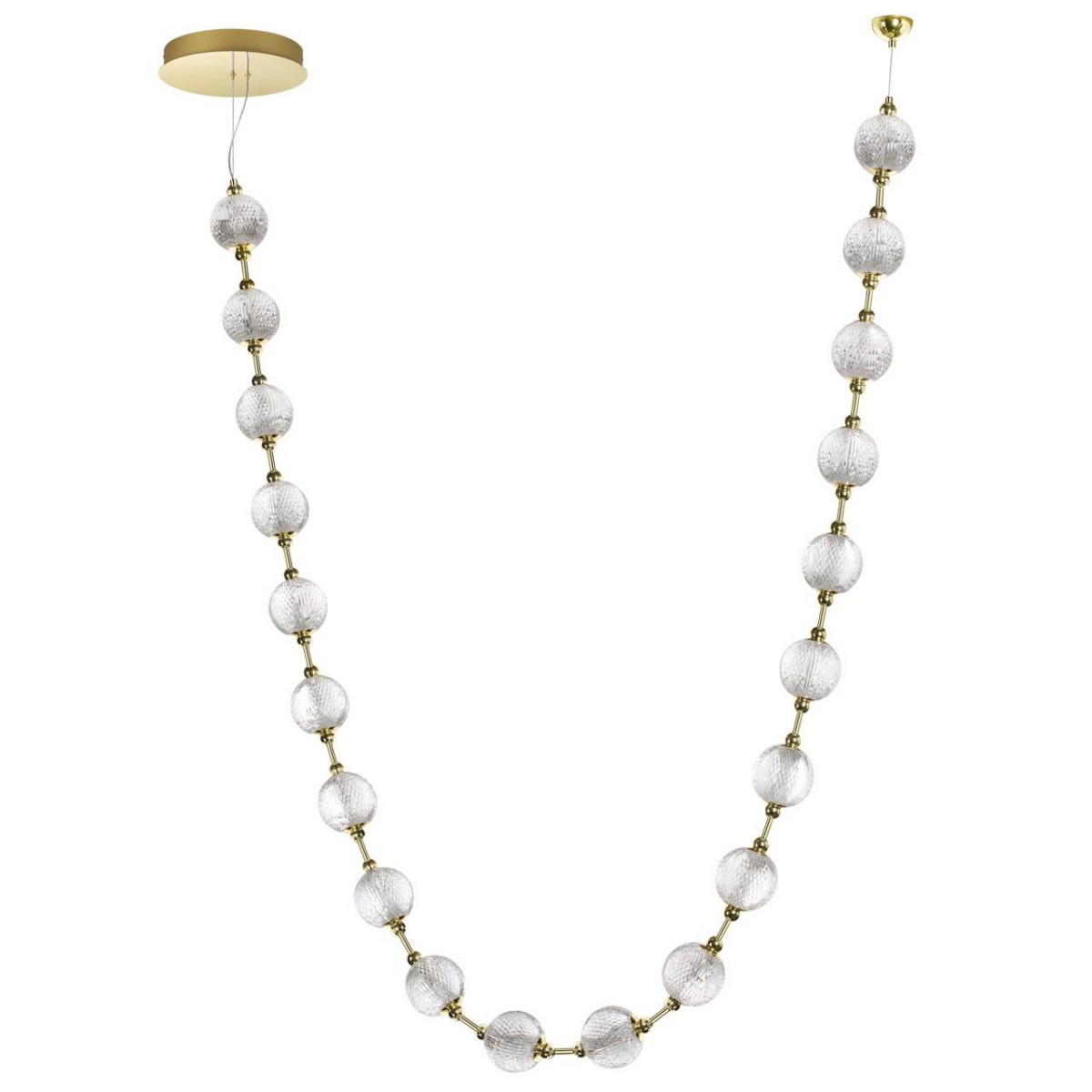 Подвесные светодиодные светильники Подвес ODEON LIGHT 5008/80L CRYSTAL 