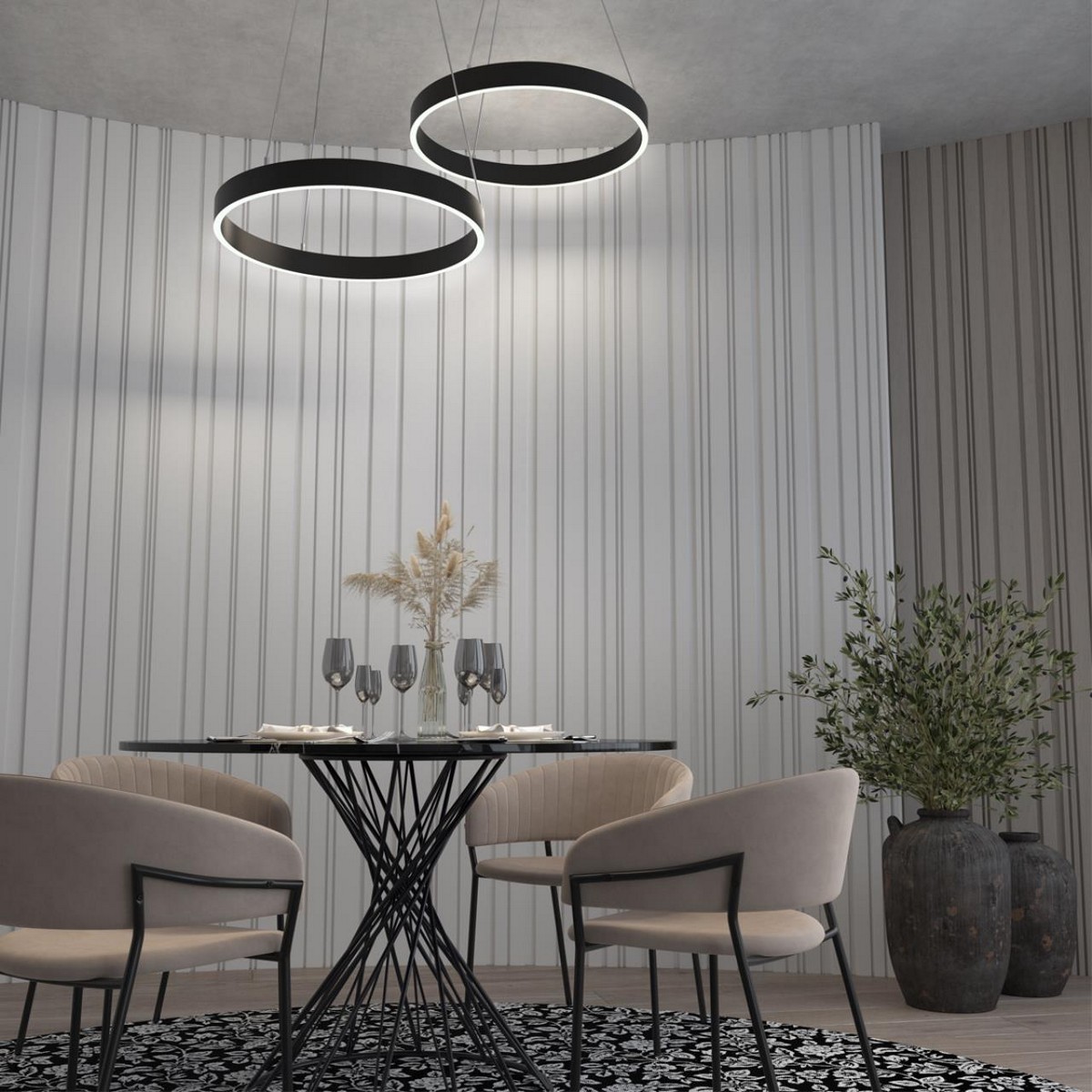 Подвесные светодиодные светильники Светильник подвесной диммируемый со сменой цветовой температуры  NOVOTECH 358959 ITER 