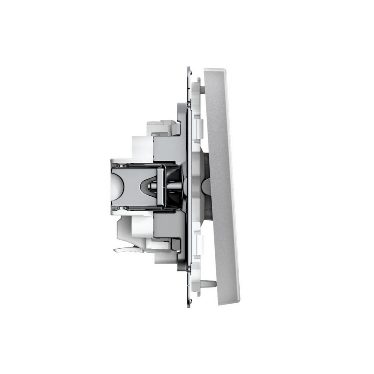 ArtGallery Алюминий Выключатель SE ArtGallery Алюминий 1-клавишный кнопочный быстрозажим. клем. GAL000315S