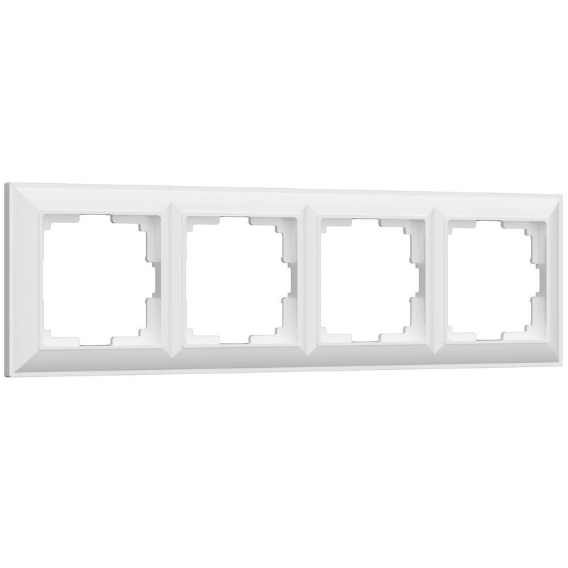 Рамки Werkel Fiore Рамка Werkel Fiore на 4 поста (белый) W0042201