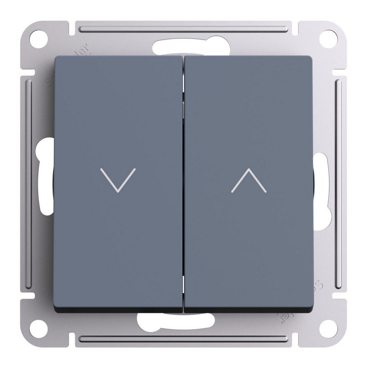 AtlasDesign Грифель Выключатель Systeme Electric AtlasDesign Грифель 2-клавишный жалюзи, 10А, механизм ATN000719