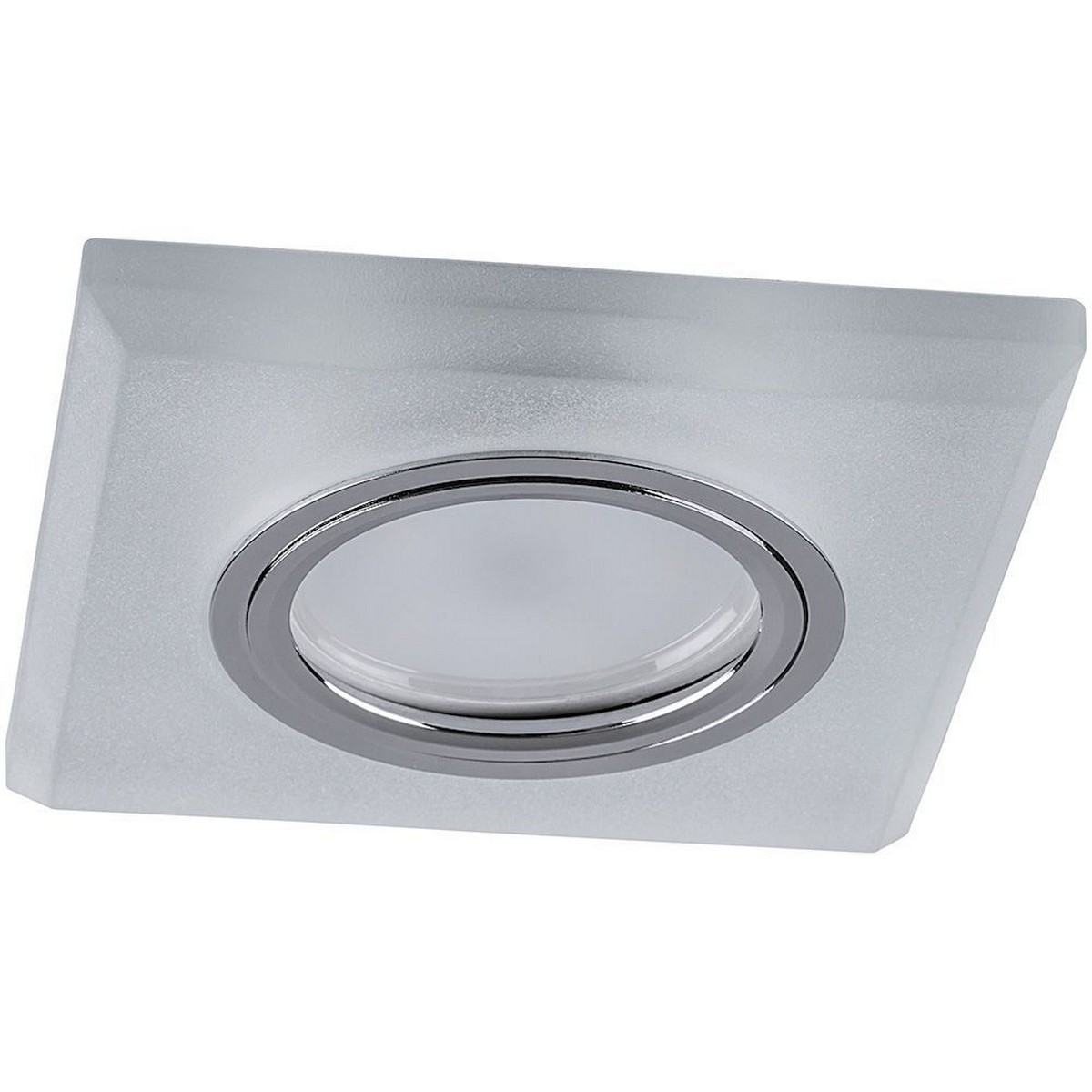 Встраиваемые светодиодные светильники Светильник встраиваемый Feron CD8170 с LED подсветкой MR16 белый матовый 32571 