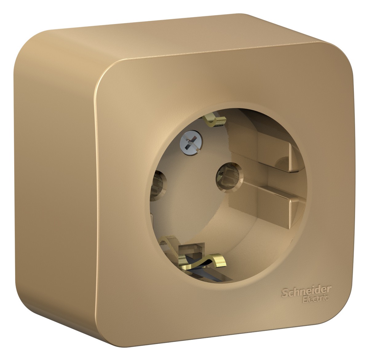 Blanca титан розетки и выключатели Розетка SE Blanca с/з Титан наружный без шторок BLNRA010104