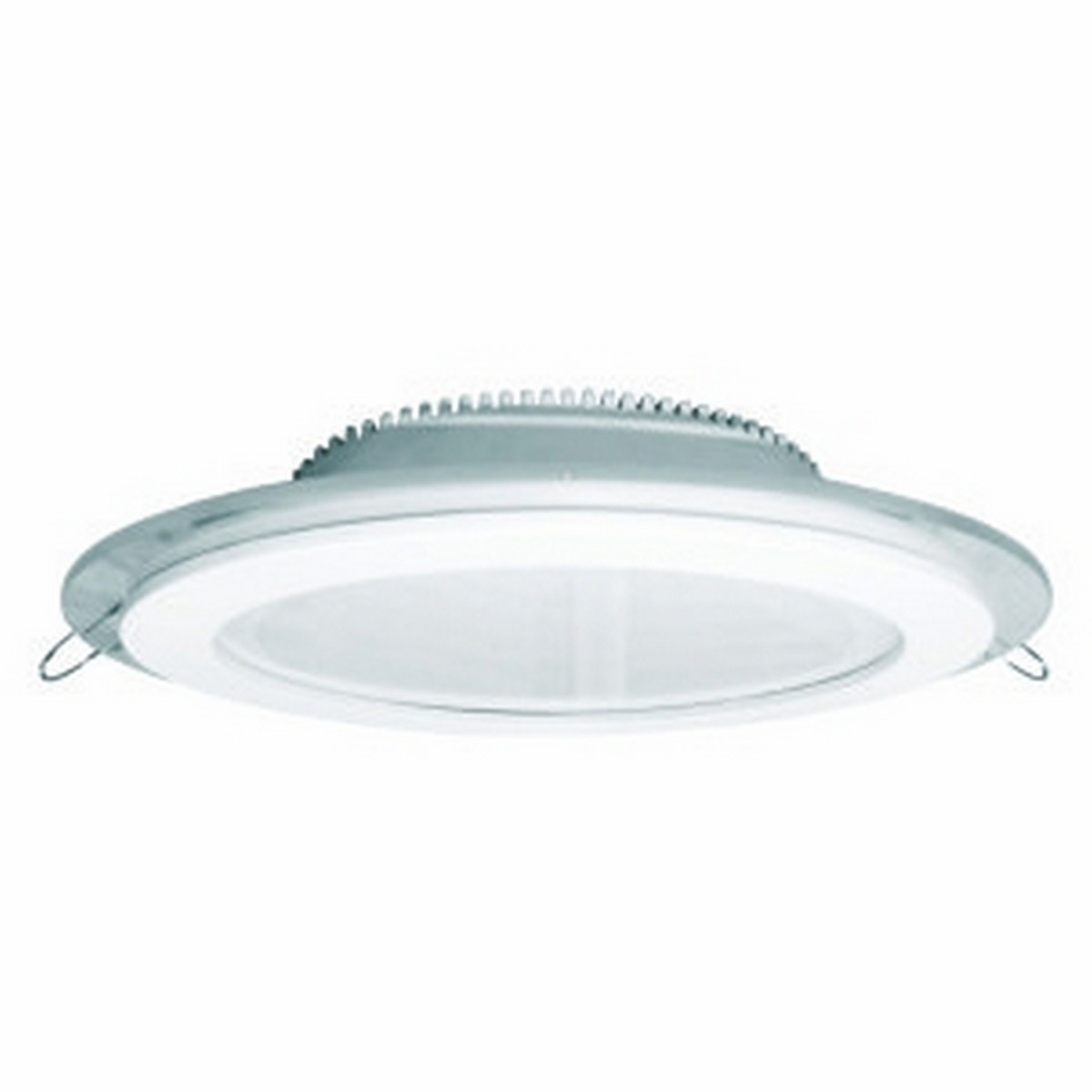 Встраиваемые светодиодные светильники Светильник встраиваемый LEEK (окантовка стеклом) LE LED GLRL WH 6W D100 4000K LE061303-0001