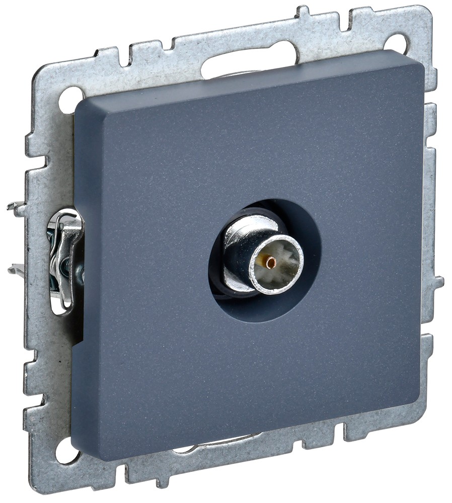 IEK Brite Маренго Розетка IEK BRITE TV оконечная РТВ11-0-БрМ маренго BR-A10-O-K35