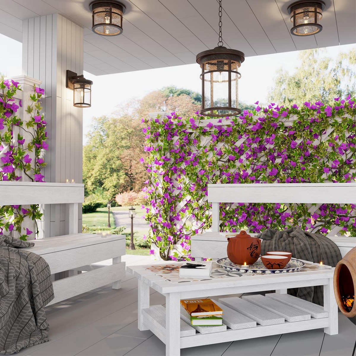 Уличные настенные светильники Уличный настенный светильник ODEON LIGHT 4044/1W VIRTA 