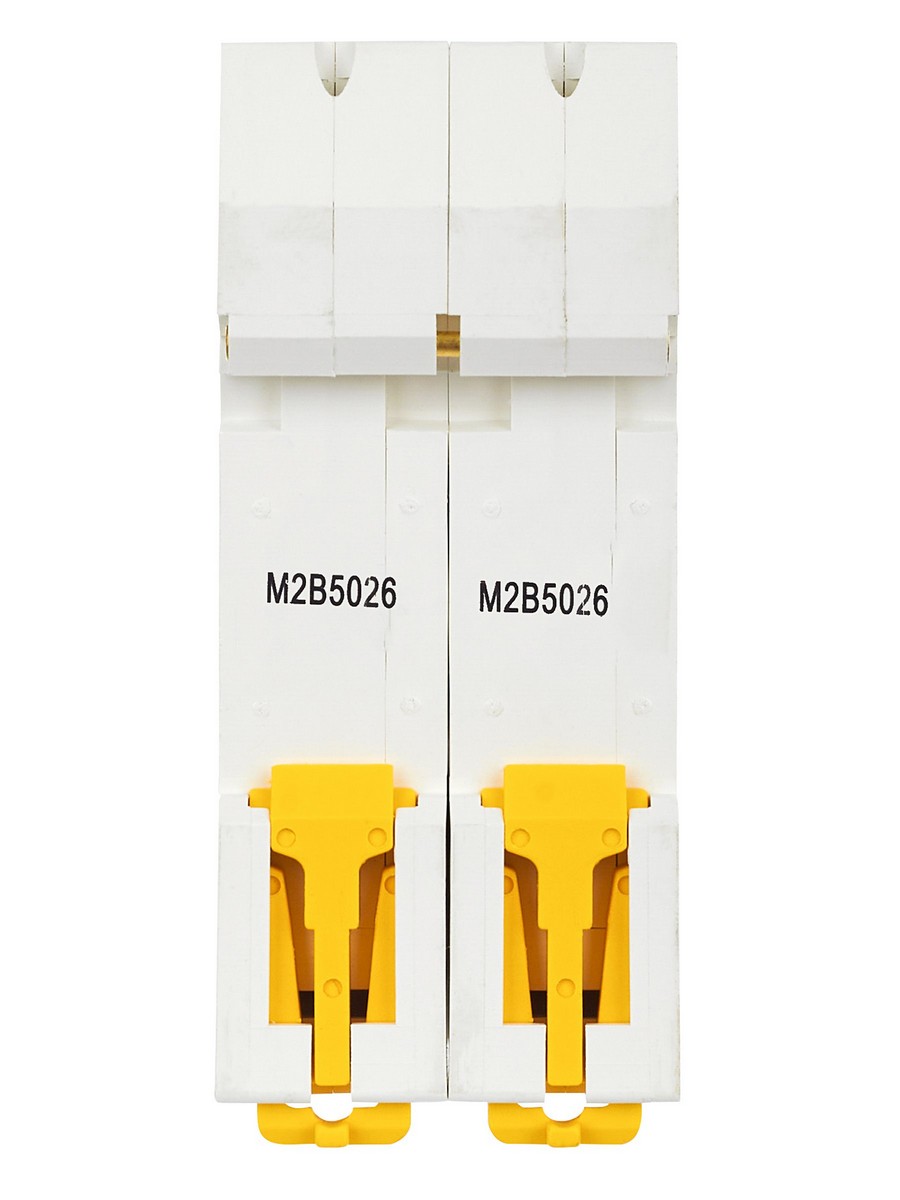 2 полюсные (двухполюсные) Автоматический выключатель IEK ARMAT M06N 2P B 50А AR-M06N-2-B050 