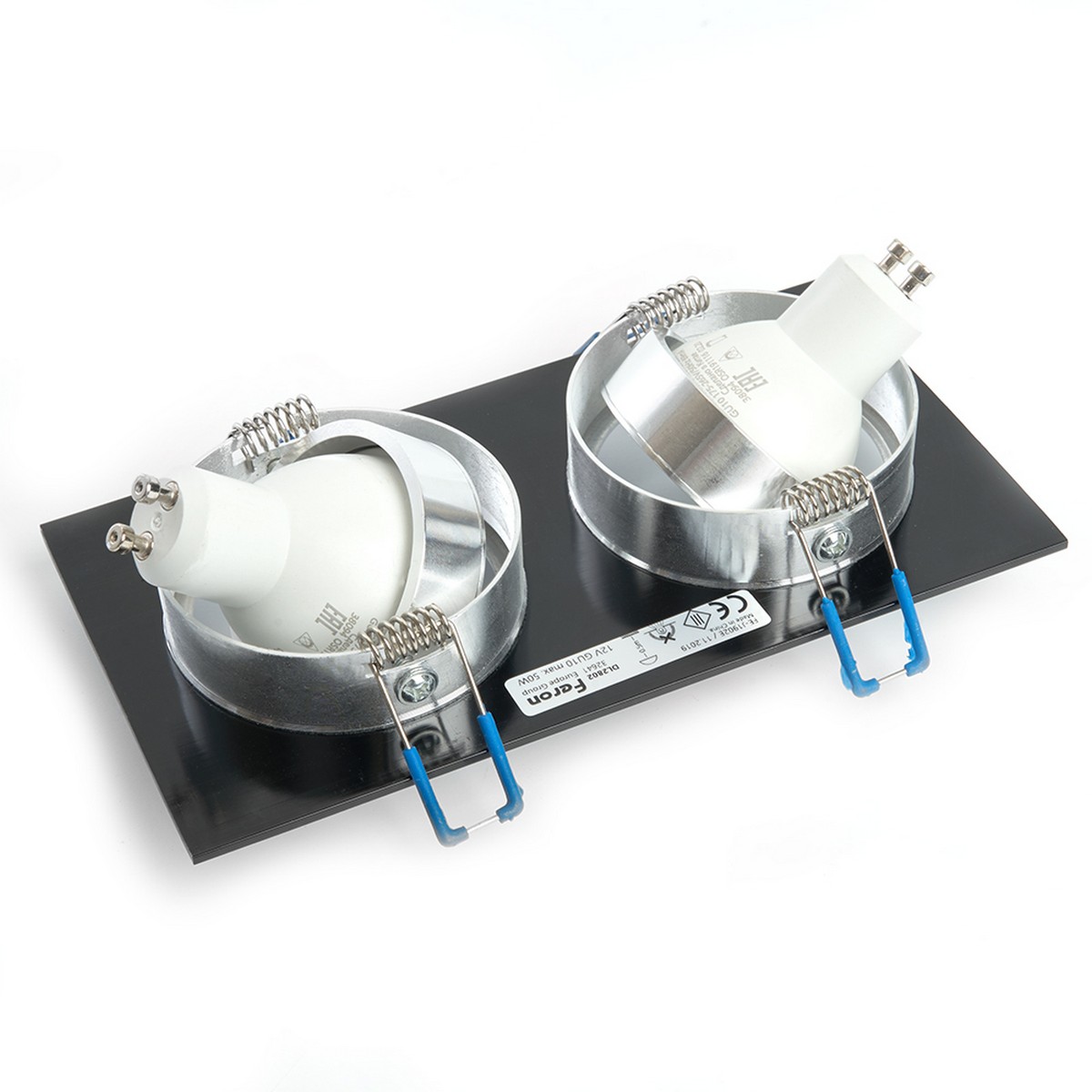 Встраиваемые светодиодные светильники Светильник встраиваемый Feron DL2802 MR16 черный 32641 