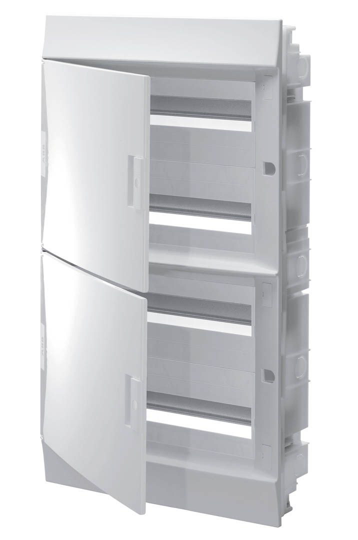 Щиты и боксы ABB Mistral41 Бокс в нишу ABB Mistral41 72М непрозрачная дверь (c клемм) 1SLM004101A1110